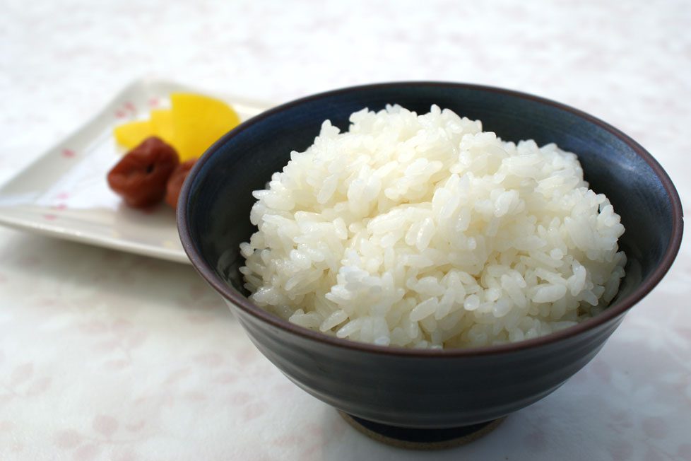 ファームランドのお米で作ったごはん