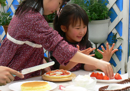 手作りケーキ大